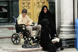 حرم مطهر رضوی در شب میلاد حضرت رضا(ع)