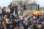 جابه‌جایی مزار شهید جواد رضایی در کازرون