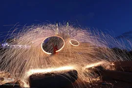 استقبال جوانان غزه از رمضان
