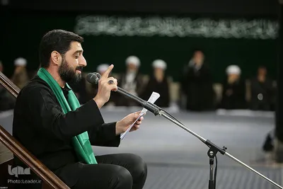 اولین شب مراسم عزاداری حضرت اباعبدالله الحسین(ع) در حسینیه امام خمینی(ره)