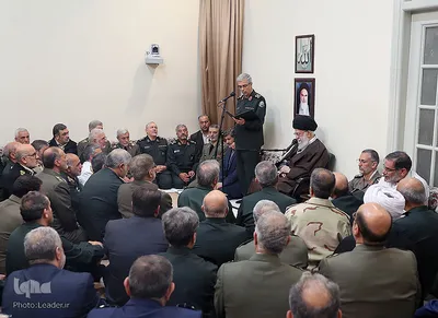 دیدار فرماندهان ارشد نیروهای مسلح با رهبر انقلاب