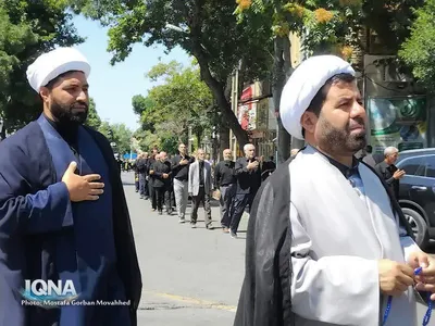 مراسم عزاداری خیابانی رحلت پیامبر اکرم (ص) در اهر