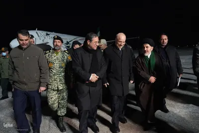 رئیس مجلس وارد ارومیه شد‎