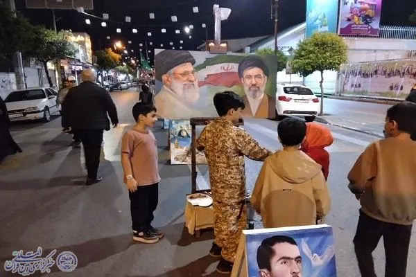 شب‌های وفاداری در بابلسر؛ شکوه اجتماع مردمی در میدان شهدا و بیعت با رهبری