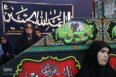 مراسم تعزیه خوانی وداع حضرت علی اکبر(ع)