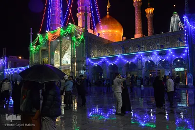 حال و هوای حرم حضرت معصومه(س) در شب میلاد پیامبر رحمت
