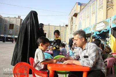 فعالیت فرهنگی برای کودکان در نمایشگاه قرآنی فارس‎‎