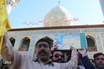 مراسم تشييع سلام اکبری از شهدای مدافع‌حرم