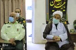 دیدار جمعی از فرماندهان نظامی خراسان جنوبی با حجت‌الاسلام علیرضا عبادی