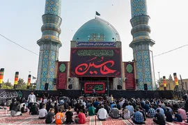 مراسم سیاه‌پوشان امامزاده محمد (ع) کرج