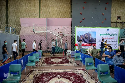 واکسیناسیون دانشجوین دانشگاه آزاد و فردوسی مشهد
