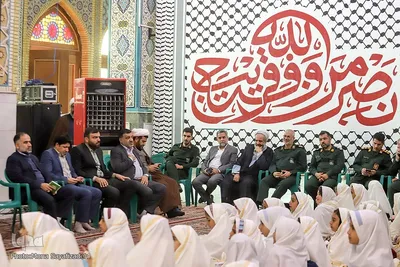 جشن تکلیف دختران دانش‌آموز در اهواز