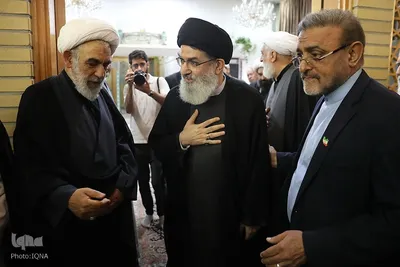 مجلس ترحیم آیت الله فیاض و گرامیداشت شهدای جنگ ۱۲ روزه در حرم بانوی کرامت