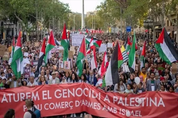 Indignación en Europa: Miles marchan contra el genocidio en Gaza
