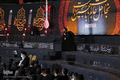 حسینیه ایران؛ مراسم عزاداری شب‌هشتم محرم در کانون رهپویان وصال شیراز‎‎
