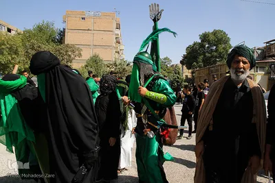 مراسم شبیه خوانی در شهرک عرب‌ها - مشهد 