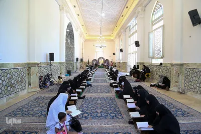 آیین جزء خواني قرآن‌کریم در آستان امامزاده عبدالله(ع)شهرری
