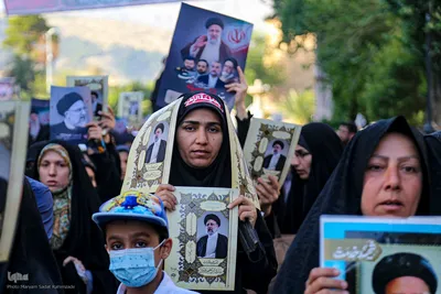 حرکت دسته عزاداری به مناسبت شهادت شهید جمهور و یاران