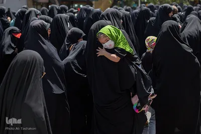 مراسم عزاداری تاسوعای حسینی در شهرستان قزوین