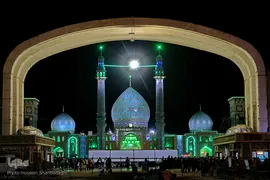 حال و هوای مسجد مقدس جمکران در شب نهم ربیع‌الاول