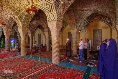 اجرای زنده نقاشی‌ توسط حسن روح الامین