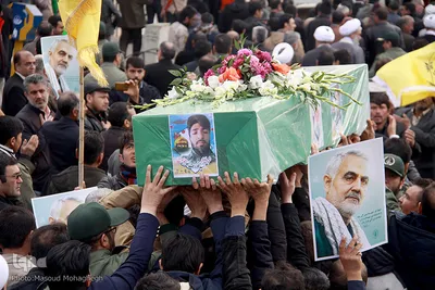 تشییع شهید مدافع حرم "سید قدرت موسوی" در سمنان
