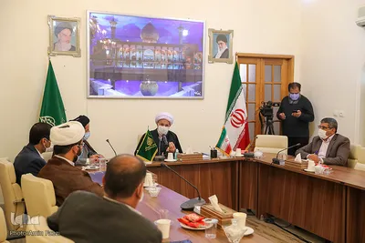 دیدار مدیر کل اوقاف با نماینده رهبر معظم انقلاب در فارس