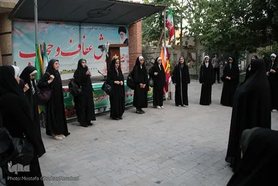 اجتماع مردمی به مناسبت روز ملی عفاف و حجاب در اهر