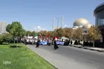 راهپیمایی نمازگزاران زنجانی علیه جنایات آل سعود