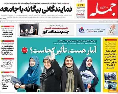 صفحه نخست روزنامه‌های چهارشنبه ۸ مرداد ۱۴۰۴