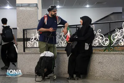 تردد زائران اربعین‌ از مرز بین‌المللی خسروی 