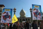 مراسم تشييع سلام اکبری از شهدای مدافع‌حرم