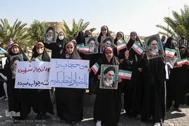 راهپیمایی و گردهمایی «بانوان فاطمی» در شیراز