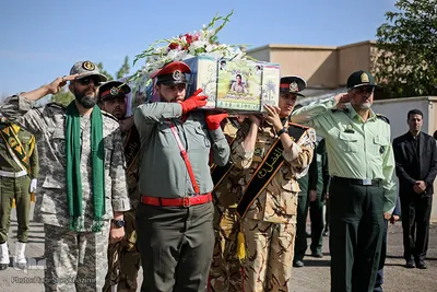 تشییع پیکر شهید دفاع مقدس پس از 33 سال غربت در تبریز