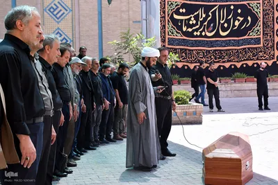 مراسم تشییع پیکر «سیمین دخت وحیدی»
