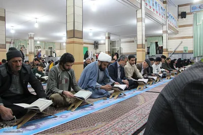 محفل انس با قرآن کریم در مسجد چهارده معصوم علیهم السلام ازناو ملایر