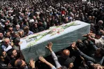 وداع باشکوه با شهدای مظلوم حمله رژیم صهیونیستی در همدان‎