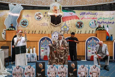 همایش تجلیل از دست‌اندرکاران طرح بسیج ملی شهید سلیمانی در مارزه با کرونا