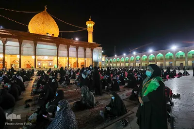 مناجات شبانه در حرم مطهر شاهچراغ(ع)‎