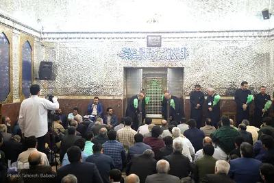 غبارروبی حرم حضرت عبدالعظیم حسنی(ع)