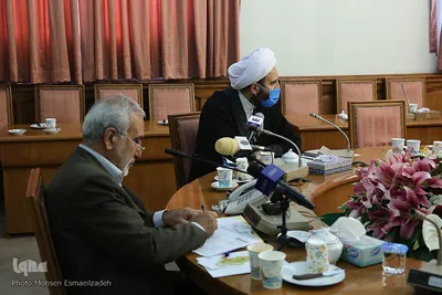 نشست خبری مصطفی خاکسار قهرودی، قائم مقام تولیت آستان قدس رضوی