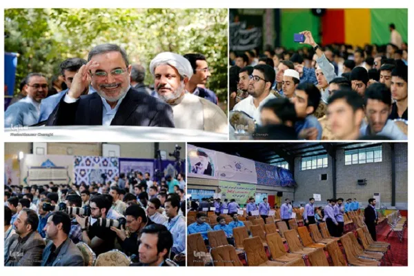 تأخیر یک‌ساعته آغاز مراسم و  شور دانش‌آموزان برای شنیدن نتایج