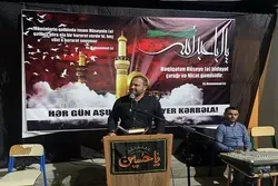 Gürcüstanda İmam Hüseynin (ə) yas mərasimi təşkil olunub
