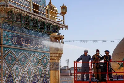 Heiliger Schrein von Imam Ali (as.) bereitet sich auf Ghadir-Fest vor2