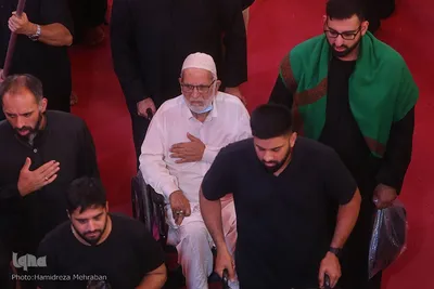 حرم مطهر و نورانی حضرت اباعبدالله الحسین‌(ع) در روز اربعین