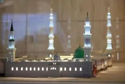 Nuna samfurin hotunan gine-gine na Masjid al-Nabi