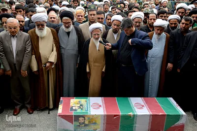 تشییع پیکر شهید مدافع حرم "مهدی لطفی نیاسر"در قم