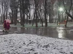 بارش برف زمستانی در اهر