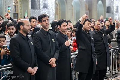 مراسم چهلم رهبر شهید انقلاب در حرم امام رضا (ع)
