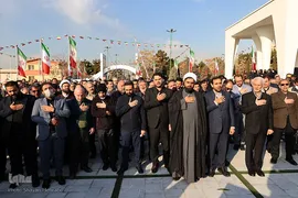 مراسم تشییع پیکر مرحوم اسماعیل احمدی، مدیر کل حوزه وزارتی وزارت ورزش و جوانان